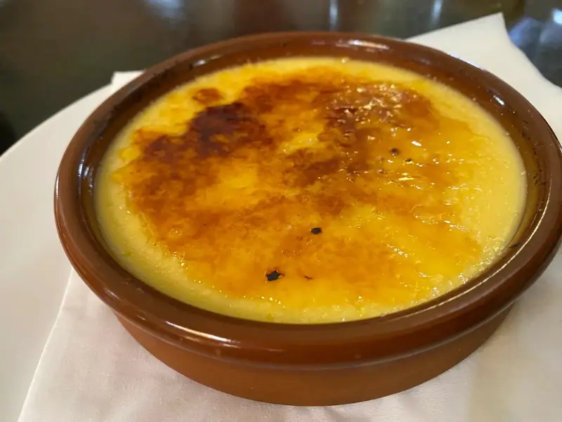 Crema catalana casolana de Pinxo